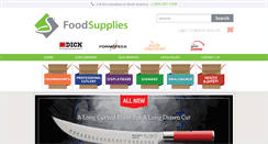 Desktop Screenshot of foodsupplies.ca