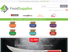 Tablet Screenshot of foodsupplies.ca